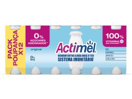 Probiótico Actimel Natural 0% 12x100g