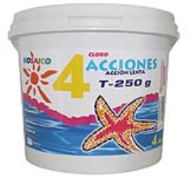 Tratamento Piscinas Mosaico Cloro 4 Ações 4 Kg