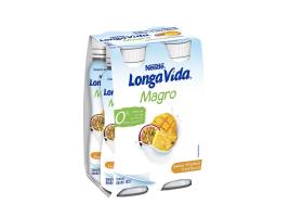 Iogurte Liquido Magro Longa Vida Frutos Exóticos 0% 4x160g