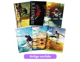 Caderno Agrafado A4 Sports Pautado A4 48fls