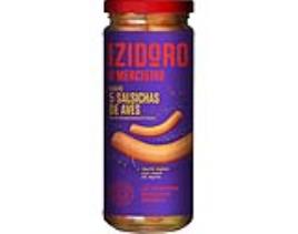 Salsichas Aves Izidoro Bockwurst 5un Vidro 400(245)g