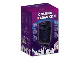 Coluna Karaoke Com Microfone Play&party
