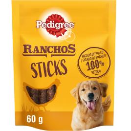 Snacks Cão Pedigree Ranchos Sticks Frango 60g