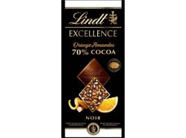 Chocolate Negro Lindt Exc Laranja Amendoa 100 G