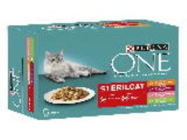 Comida Húmida Gato Purina One Esterilizado 12x85g