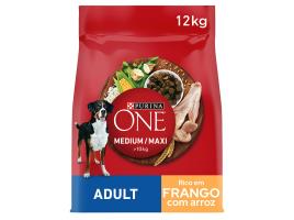 Ração Para Cão Purina One Med/max Frango 12kg