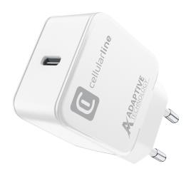 Carregador Usb-c Cellularline 15w Para Samsung Branco