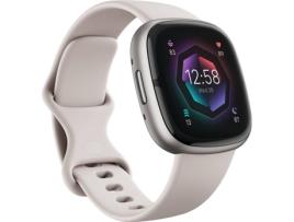 Relógio Desportivo FITBIT Sense 2 (Bluetooth  - 6 dias de autonomia - Branco)