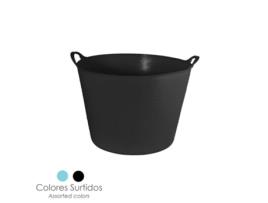 Cesta ordenacion colada polipropileno 15 litros.  ø 36 x 25 (alt.) cm. colores surtidos