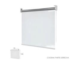 Mampara cortina enrollable pvc transparente, medidas 70 x 150 cm. cadena lado derecho