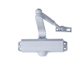 Cierra puertas con retenedor fuerza 3. color blanco (puertas 80/100 cm.)