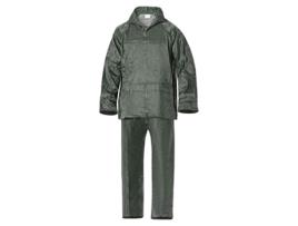 Traje de agua impermeable verde nylon       talla 9-xxl