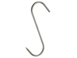 Gancho carnicero inoxidable n  1 de 100 x 4 x 37 mm