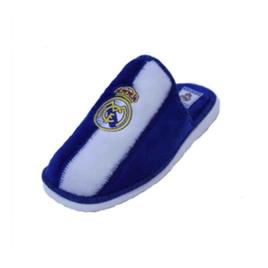 Pantufas Para Crianças Real Madrid  790-90 Branco Azul Adultos - 46