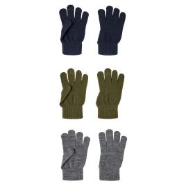 Name It Magic Gloves 3 Pairs Colorido 4-8 Years