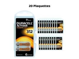 Duracell Activair 312 20 Inserts Baterias de Aparelhos Auditivos