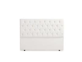 Cabeceira MOONIA Estofada Capri Pele Sintética 130 X 120 X 12 cm