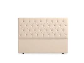 Cabeceira MOONIA Estofada Capri Pele Sintética 145 X 120 X 12 cm