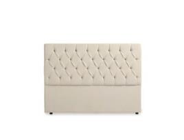 Cabeceira MOONIA Estofada Capri Aqualine 145 X 120 X 12 cm