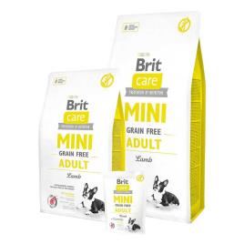Brit Care Mini Grain Free Adult Lamb 2kg Dog Food Transparente