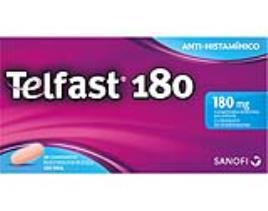 Comprimidos Telfast 180mg 20un