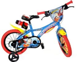 Bicicleta SUPERMAN Azul (Idade Mínima: 4 anos - 14