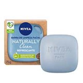 Barra De Limpeza De Rosto Refrescante Naturally Clean Nivea 75 G