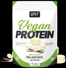 Proteína em pó QNT QNT VEGAN PROTEIN Vanilla Macaroon - 500 g