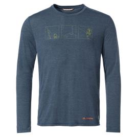 Vaude Rosemoor Iii Long Sleeve T-shirt Cinzento M