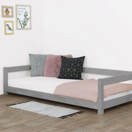 Cama STUDY cinza 140x200