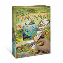 Folhas Sand and Foil dinossauros