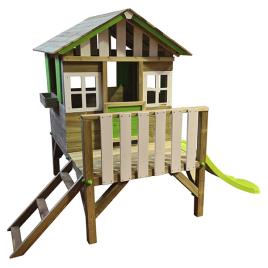 Casinha elevada lollipop verde