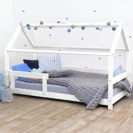 Cama de casa TERY branca 140x200