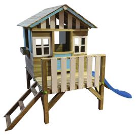 Casinha elevada lollipop azul