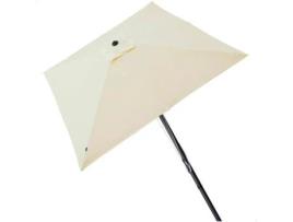 Guarda-Sol AKTIVE Quadrado UV50 (300x300 cm - Alumínio, Aço e Poliéster)