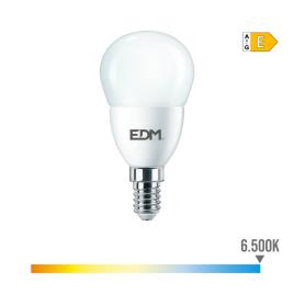 LÂMPADA ESFÉRICA E14 7W 806lm 6500K LUZ FRIA Ø4,8x9,5cm EDM - EDM