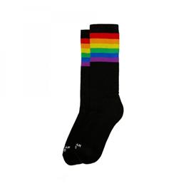 Calcetines American Socks Rainbow Pride Mid High Black American Socks - Calcetines clásicos - Talla: UNICA