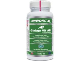 Suplemento Alimentar AIRBIOTIC Ginkgo  Vit Ab Complex 6000 com Acid 90