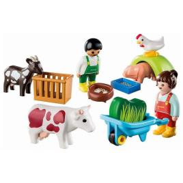 Playmobil 1.2.3 Fun On The Farm Construction Game