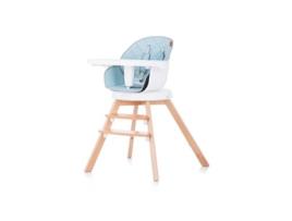 Cadeiras de Refeição CHIPOLINO Rotto de Madeira 3 em 1 Azul (Idade Mínima: 6 Meses - 50 x 50 x 67-92 cm)