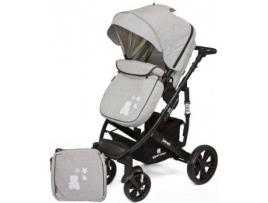 Carrinho de Bebé Duo KIKKA BOO Beloved 2 En 1 Cinzento