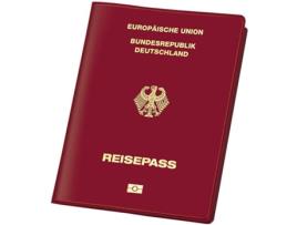 Capa para Passaporte  SafeePass Borgonha PVC