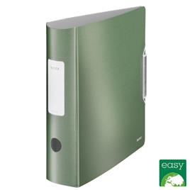 LEITZ Pasta de Arquivo Active Style, Lombada de 75 mm, Capacidade para 500 Folhas, Polipropileno, Verde