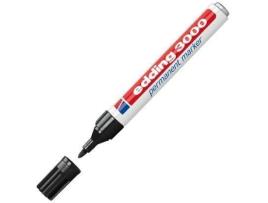 Marcador permanente 3000 com ponta arredondada de 1,5 a 3 mm, preto