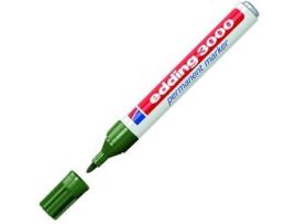 Marcador Permanente EDDING 3000 Verde 1.5-3 mm