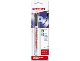 Marcador EDDING 8400 Cd/Dvd/Bd, Ponta Arredondada Preto (Ponta de 0,5 a 1 mm)