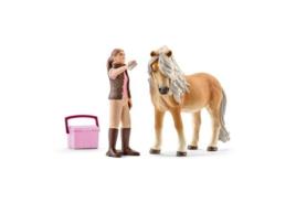 Conjunto de Figuras SCHLEICH Escovagem com Pónei Icelandic