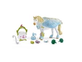 Conjunto de Figuras SCHLEICH Cavalo Élfico e Acessórios de Cuidados Médicos