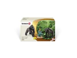 Conjunto de Figuras SCHLEICH Família de Gorilas