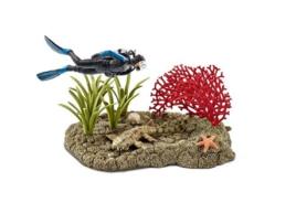 Conjunto de Figuras SCHLEICH Mergulhador nos Corais